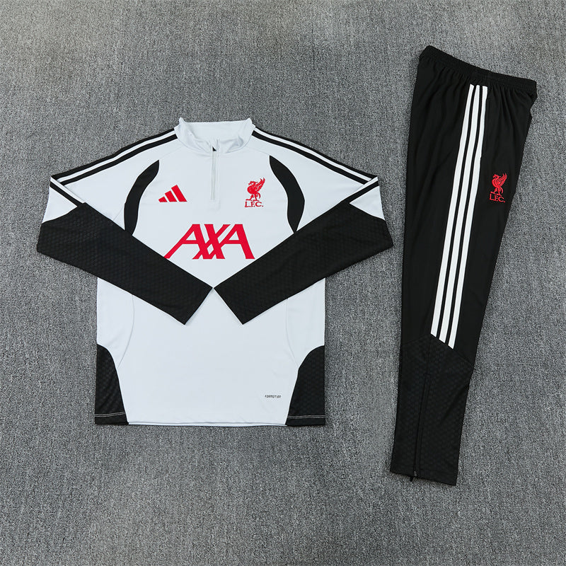 Liverpool Half-Pull Trainingspak 'Wit' 26/27 - KINDEREN