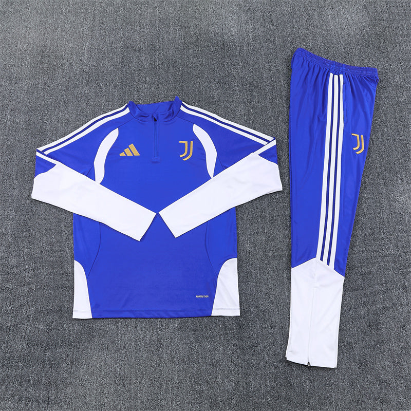 Juventus Half-Pull Trainingspak 'Blauw-Wit' 26/27 - KINDEREN