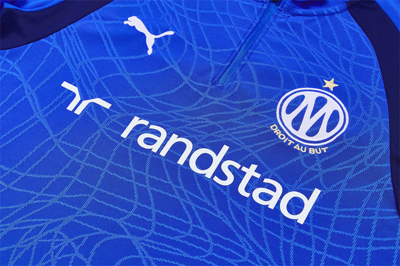 Olympique Marseille Half-Pull Trainingspak 'Blauw' 26/27 - KINDEREN