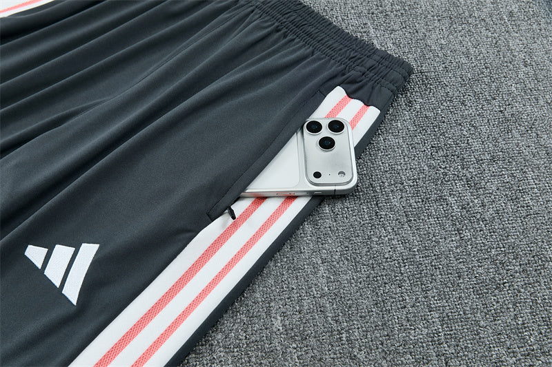Real Madrid Half-Pull Trainingspak 'Roze-Grijs' 26/27 - KINDEREN