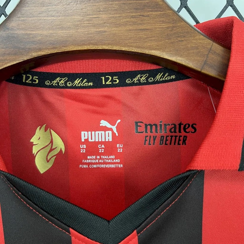 AC Milan 125j Jubileum Voetbalkit 24/25 - KINDEREN