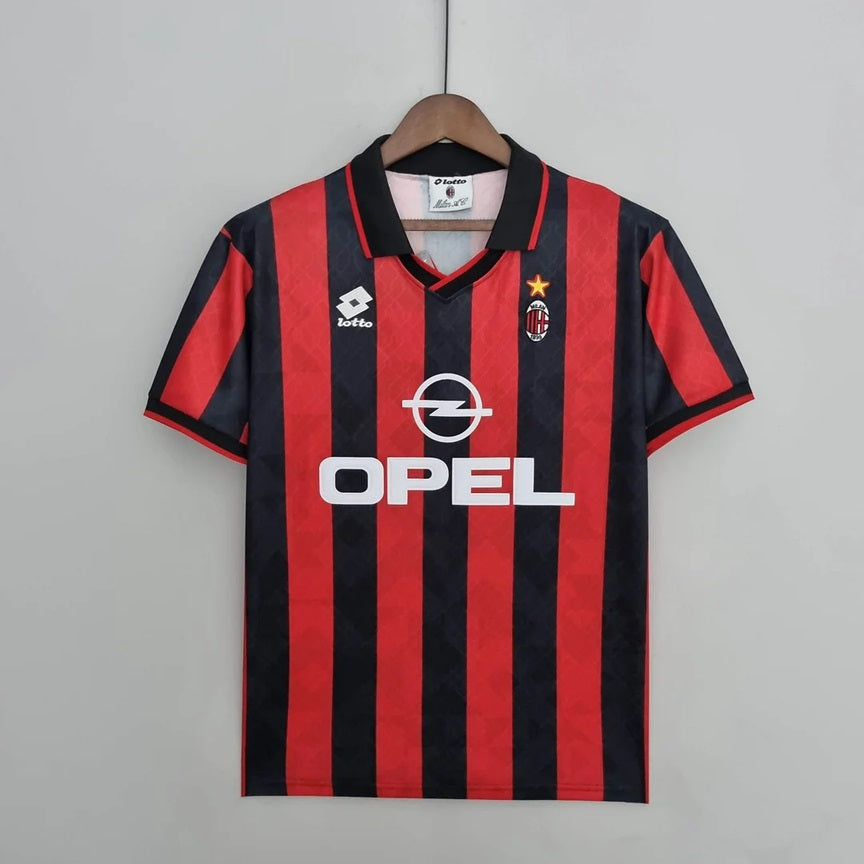 AC Milan Retro 'Tuis' Voetbalshirt 95/96 - VOLWASSENEN