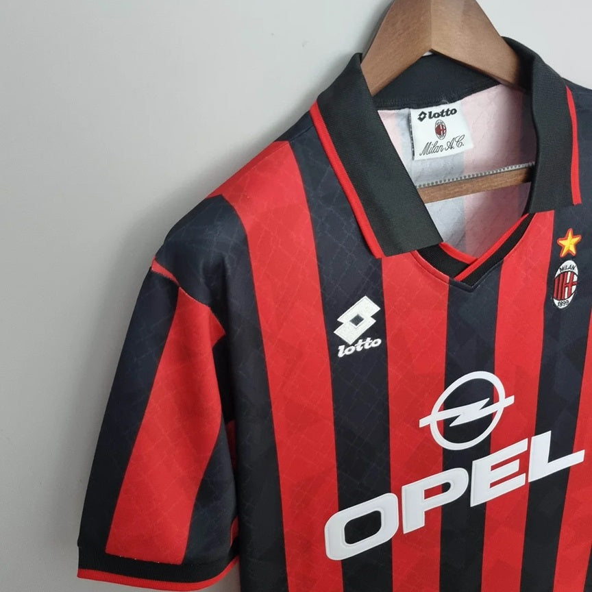 AC Milan Retro 'Tuis' Voetbalshirt 95/96 - VOLWASSENEN