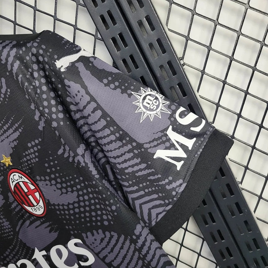 AC Milan Keeper Voetbalshirt 'Zwart' 24/25 - VOLWASSENEN