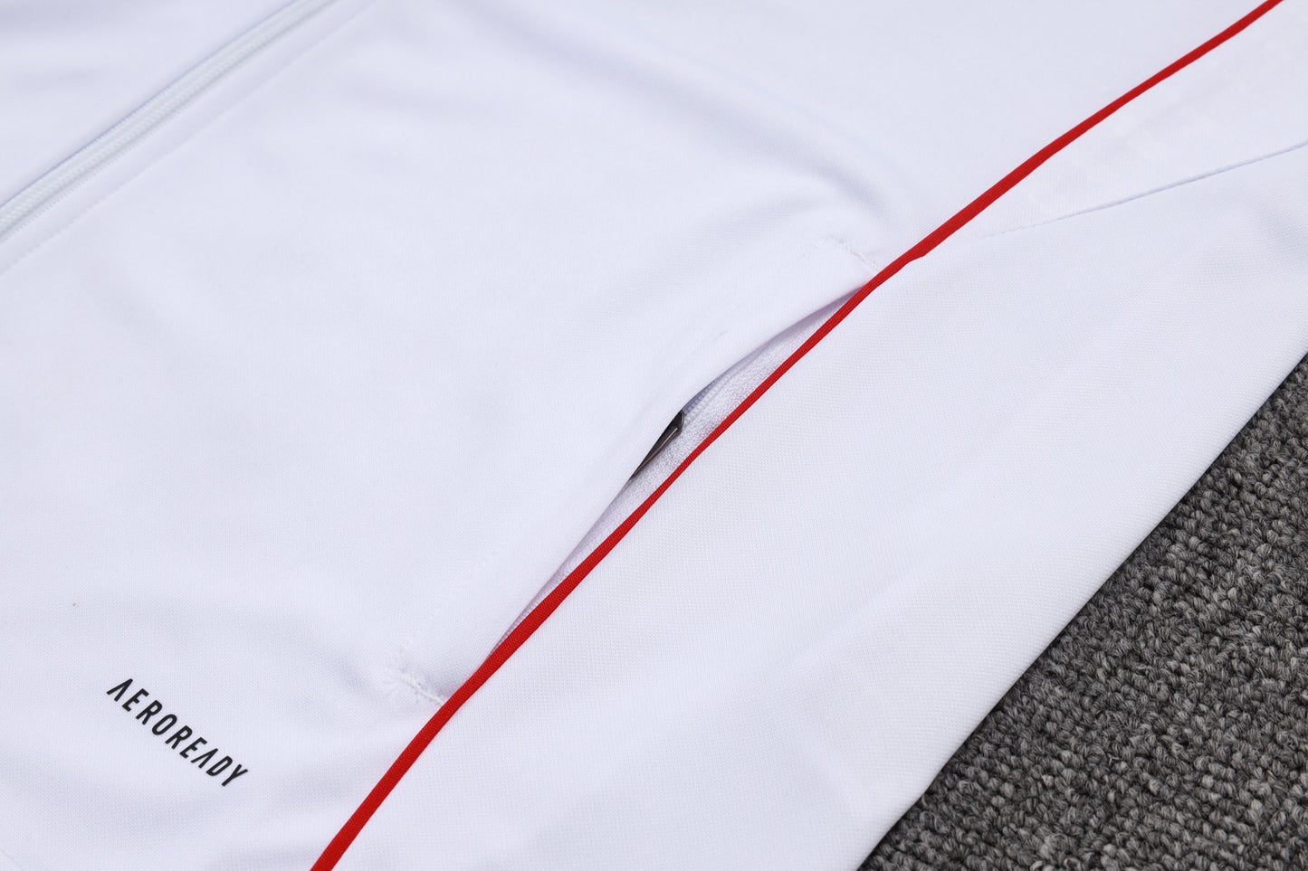 Ajax Full-zip Trainingspak 'Wit' 25/26 - KINDEREN