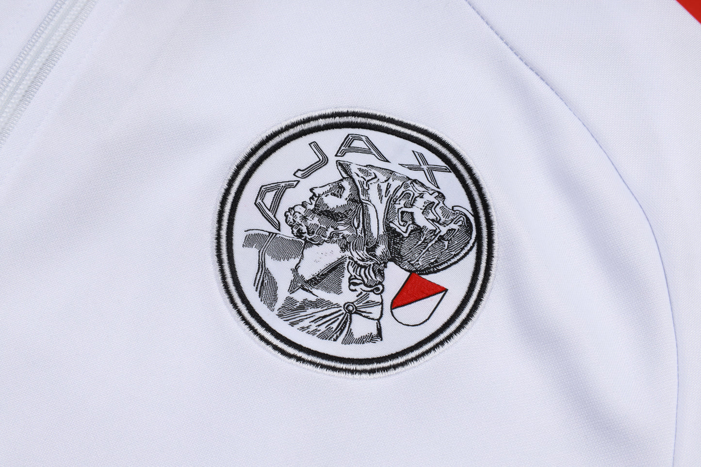 Ajax Full-zip Trainingspak 'Wit' 25/26 - KINDEREN