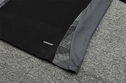 Al Nassr Half-Pull Trainingspak 'Zwart' - KINDEREN