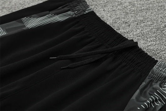 Al Nassr Half-Pull Trainingspak 'Zwart' - KINDEREN