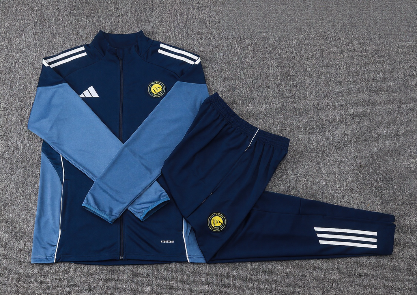 Al Nassr Full-zip Trainingspak 'Blauw' 25/26 - VOLWASSENEN