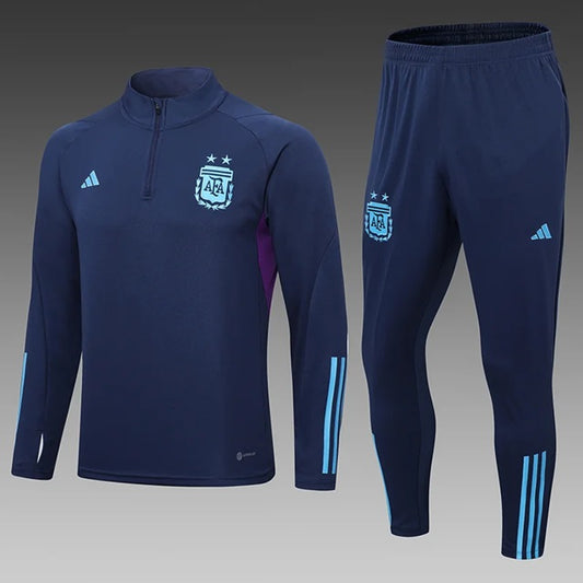 Argentinie Pull-Zip Trainingspak 'Blauw' 2023 - VOLWASSENEN