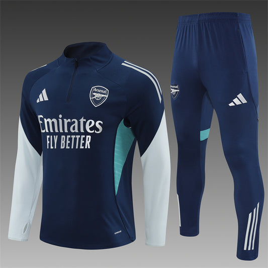Arsenal Half-Pull Trainingspak 'Blauw' 25/26 - VOLWASSENEN