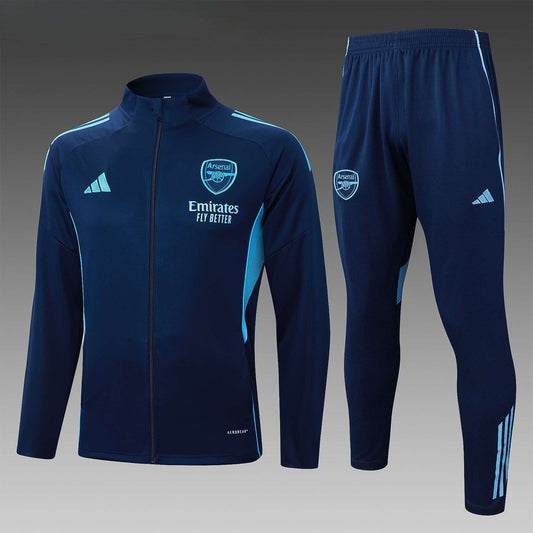 Arsenal Full-zip Trainingspak 'Donkerblauw' 25/26 - VOLWASSENEN
