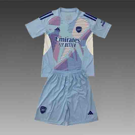 Arsenal Keeper Voetbalkit 'Lichtblauw' 24/25 - KINDEREN