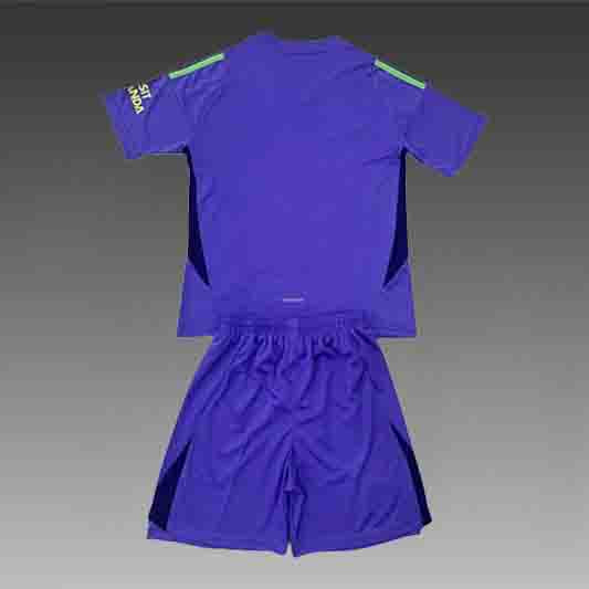 Arsenal Keeper Voetbalkit 'Paars' 24/25 - KINDEREN