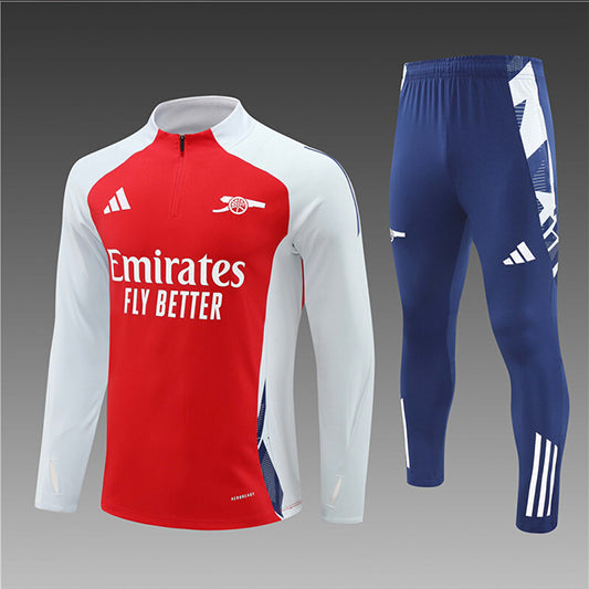 Arsenal Half-Pull Trainingspak 'Rood' - VOLWASSENEN