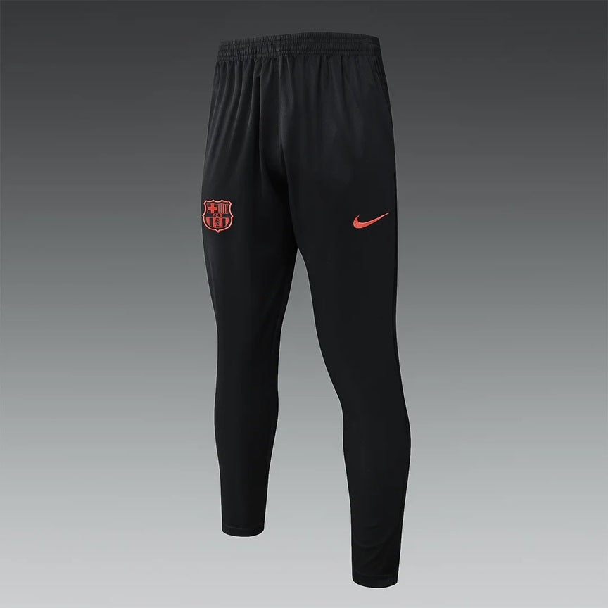 Barcelona Half-Pull Trainingspak 'Zwart' - VOLWASSENEN