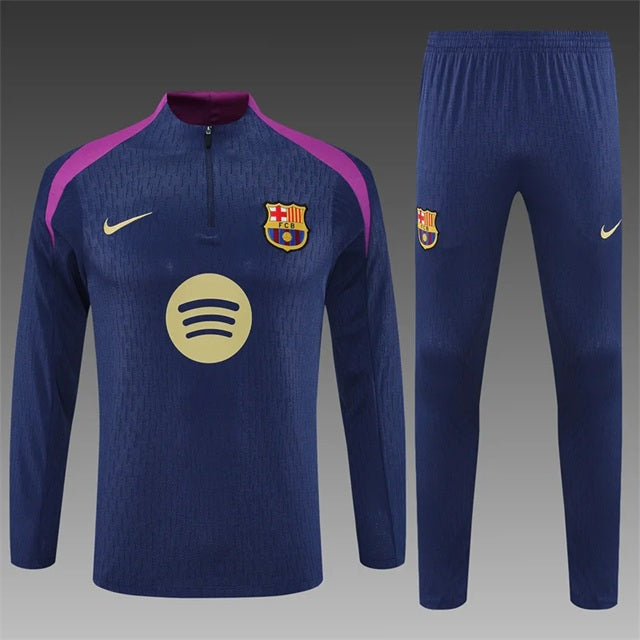 Barcelona Half-Pull Trainingspak 'Blauw-Paars' 25/26 - VOLWASSENEN