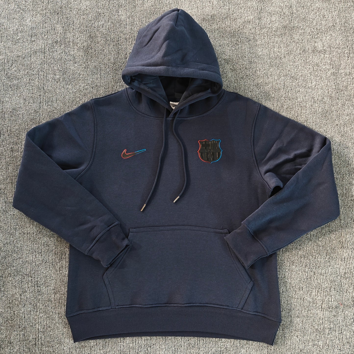 Barcelona Premium Fleece Hoodie 'Model 4' - VOLWASSENEN