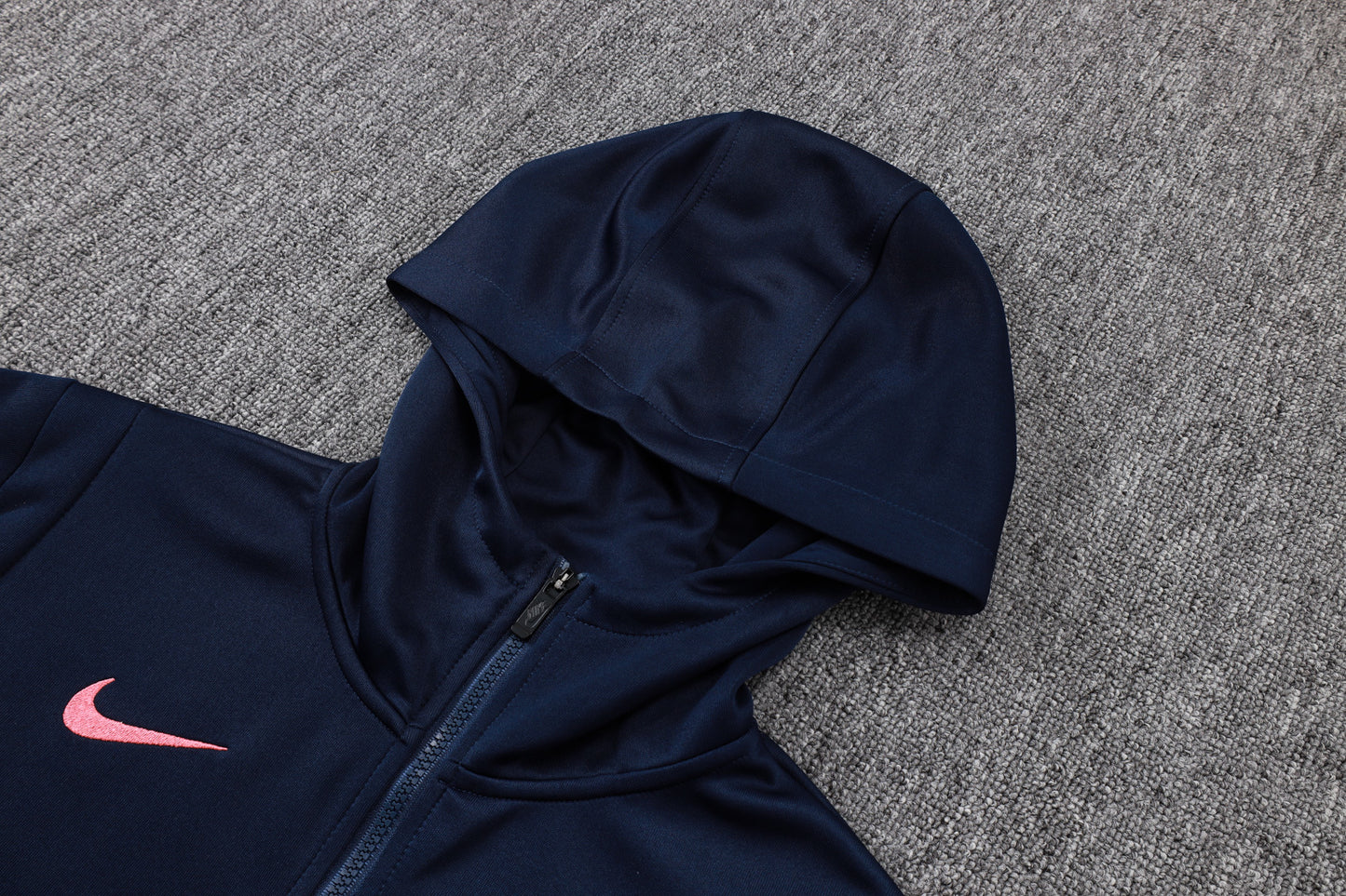 Barcelona Hooded Full-zip Trainingspak 'Blauw-Roze' 25/26 - VOLWASSENEN