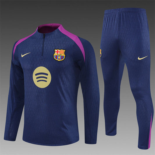 Barcelona Half-Pull Trainingspak 'Blauw-Paars' 25/26 - VOLWASSENEN