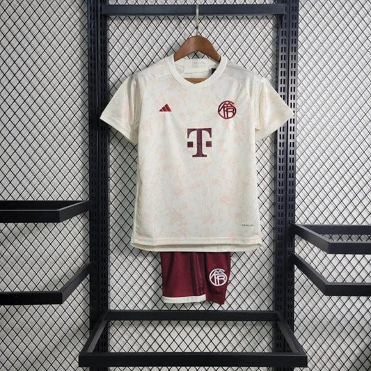 Bayern Munchen Derde 'Uit' Voetbalkit 23/24 - KINDEREN