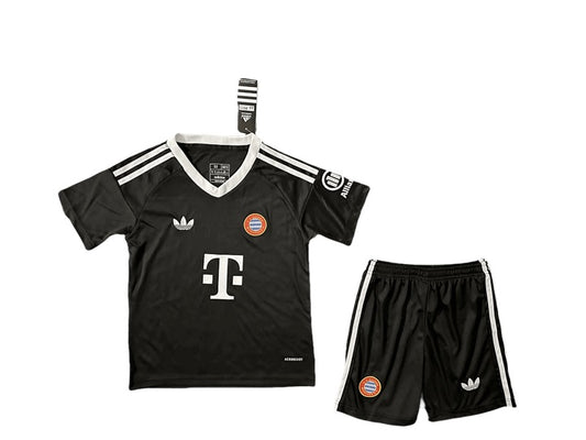 Bayern München Keeper Voetbalkit 24/25 'Zwart' - KINDEREN
