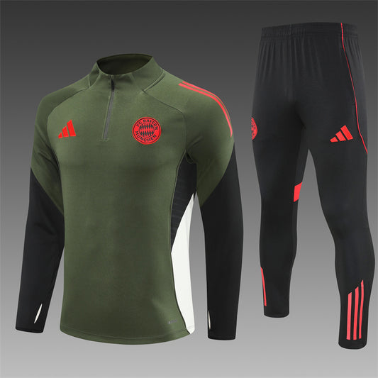 Bayern Munchen Half-Pull Trainingspak 'Groen' 25/26 - VOLWASSENEN