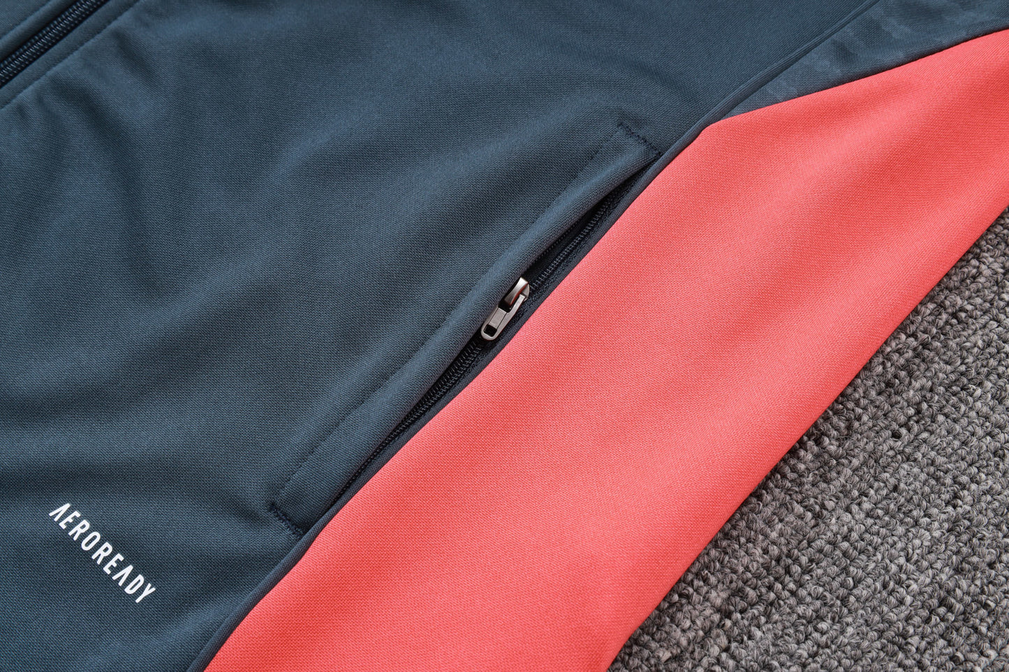 Bayern Munchen Full-zip Trainingspak 'Grijs/Fluor' 25/26 - KINDEREN