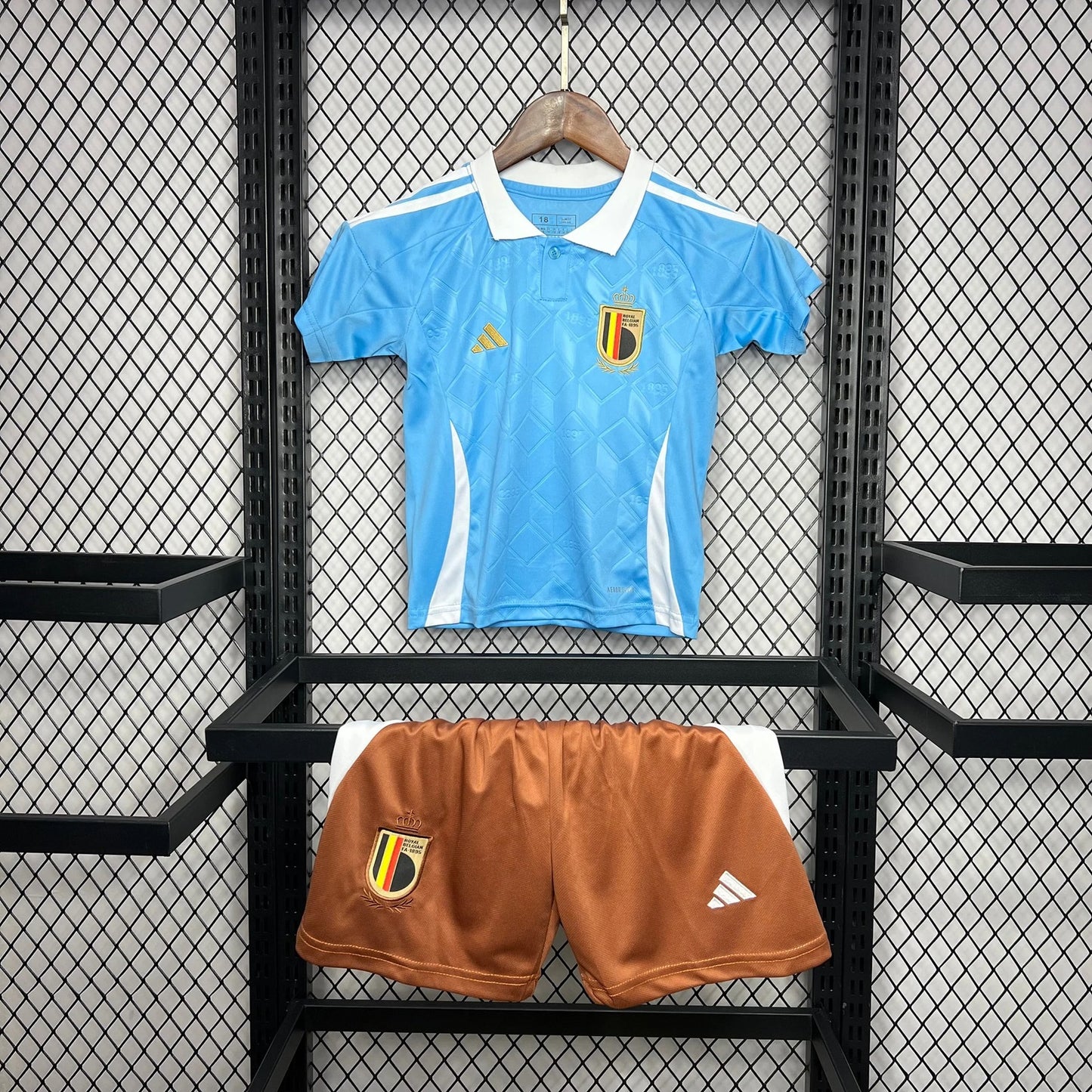 Belgie 'Uit' Voetbalkit 2025 - KINDEREN