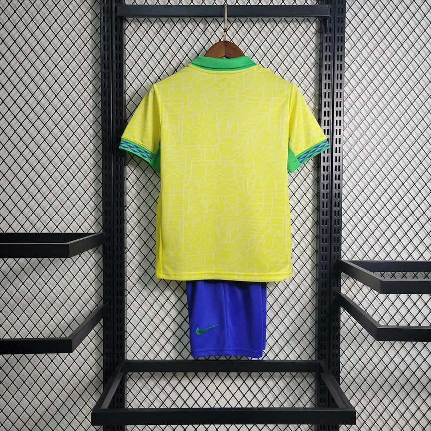 Brazilie 'Thuis' Voetbalkit 2024 - KINDEREN