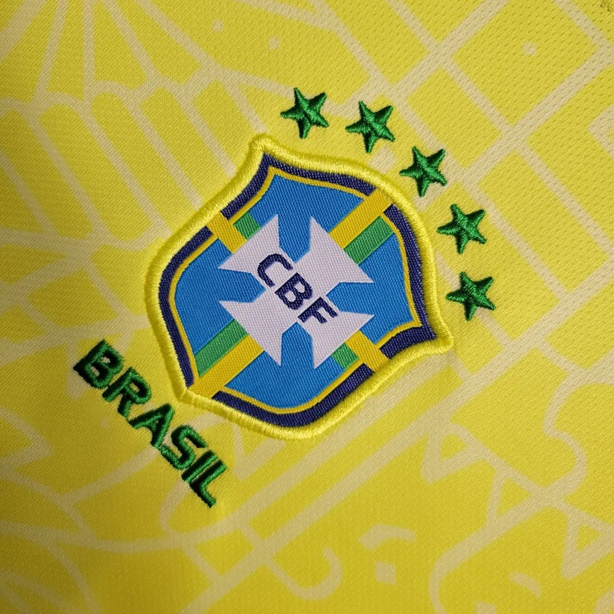 Brazilie 'Thuis' Voetbalkit 2024 - KINDEREN