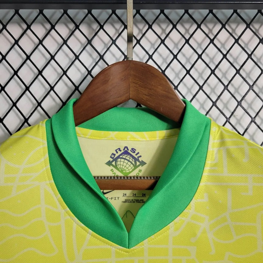 Brazilie 'Thuis' Voetbalkit 2024 - KINDEREN