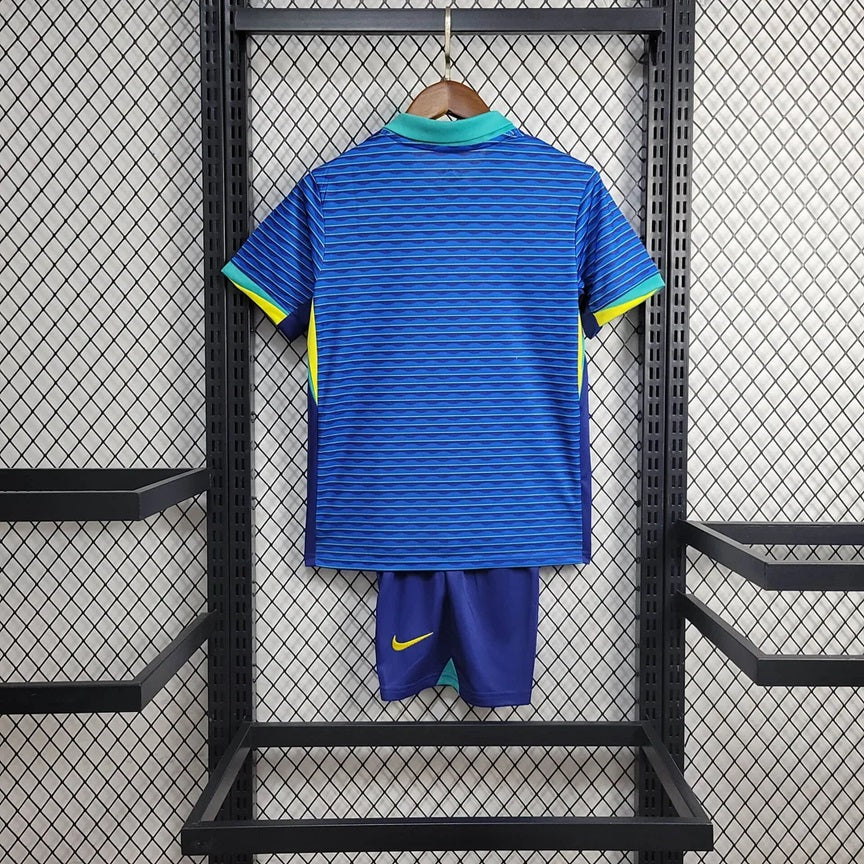 Brazilie 'Uit' Voetbalkit 2024 - KINDEREN