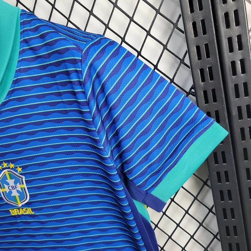 Brazilie 'Uit' Voetbalkit 2024 - KINDEREN