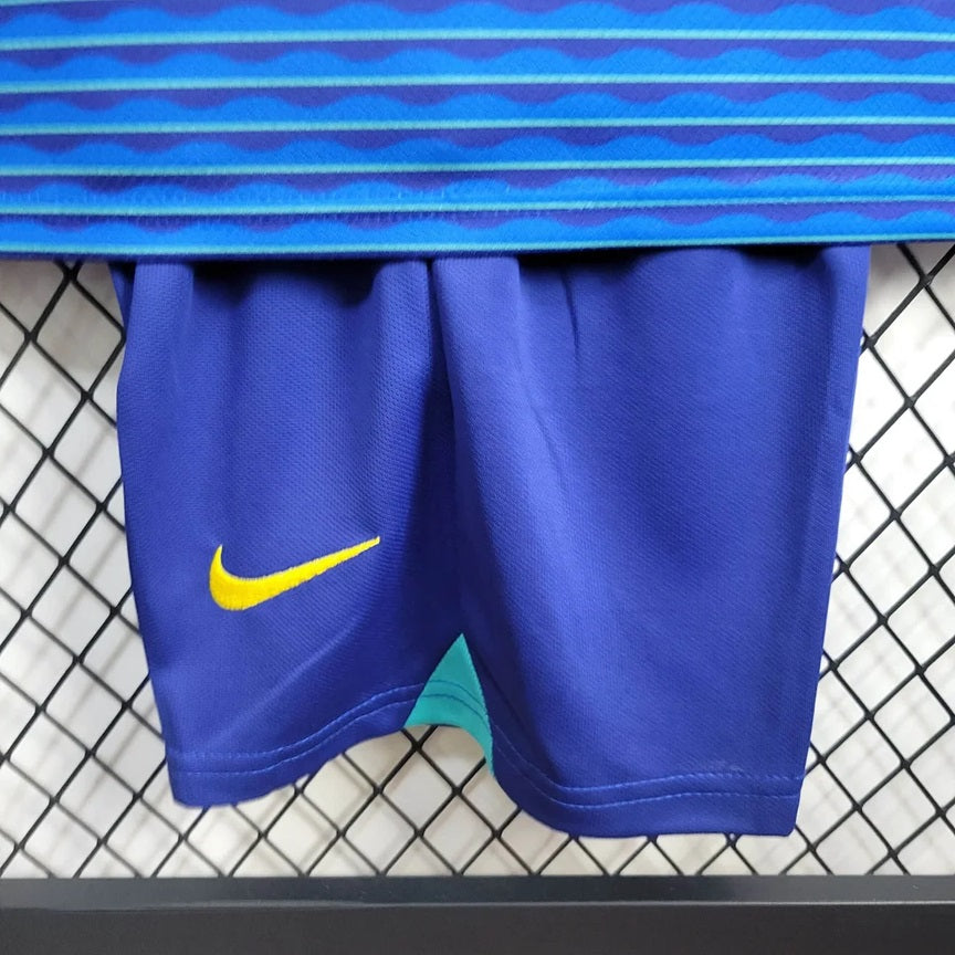 Brazilie 'Uit' Voetbalkit 2024 - KINDEREN