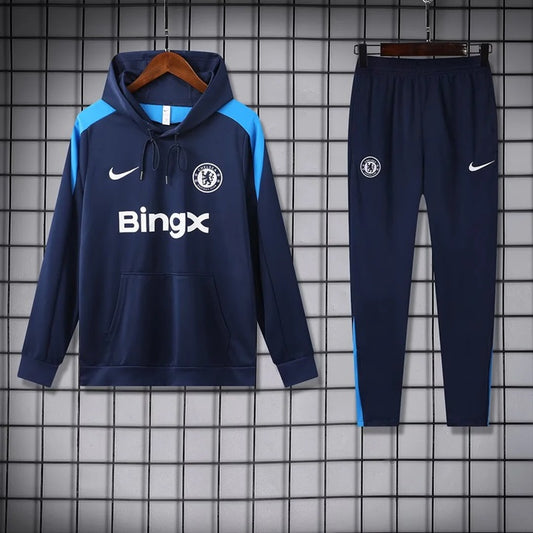 Chelsea Hooded Trainingspak 'Blauw' - VOLWASSENEN