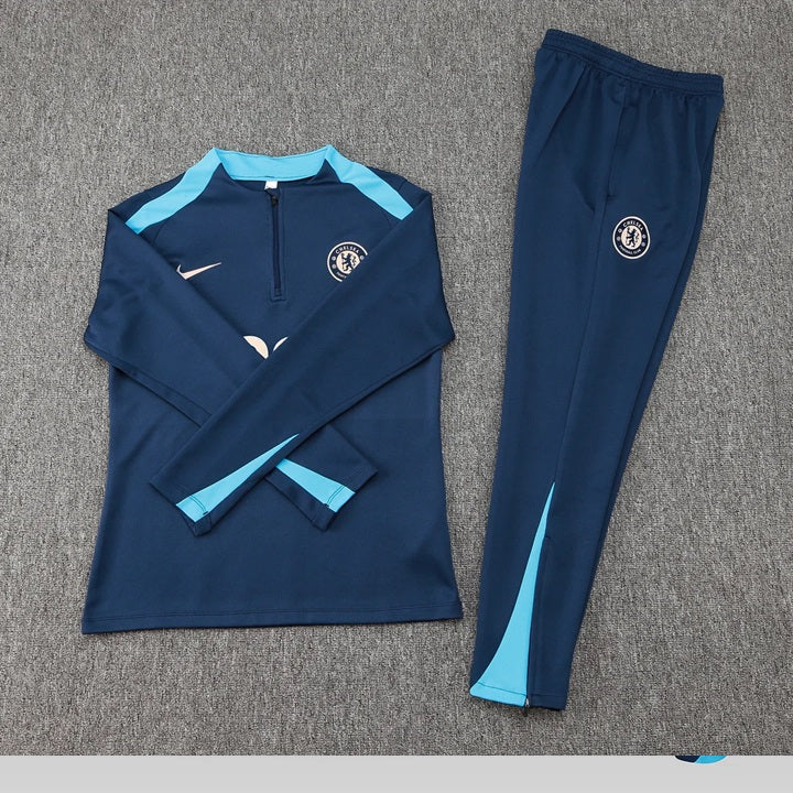Chelsea Half-Pull Trainingspak 'Blauw' - KINDEREN