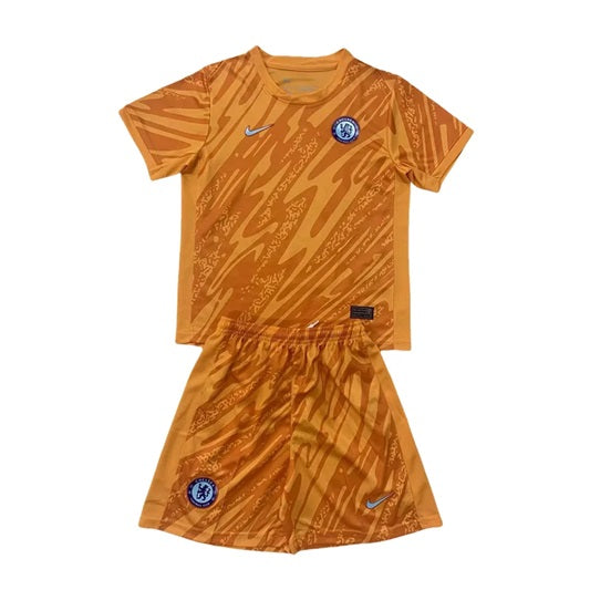 Chelsea Keeper Voetbalkit 'Oranje' 24/25 - KINDEREN