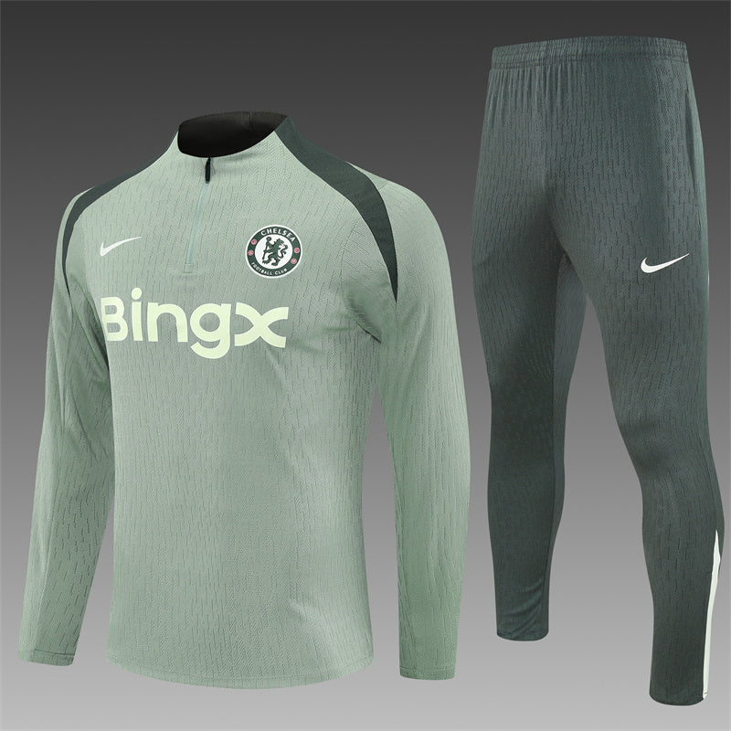 Chelsea Half-Pull Trainingspak 'Lichtgroen' 25/26 - VOLWASSENEN