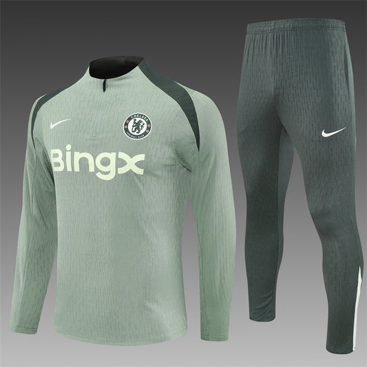 Chelsea Half-Pull Trainingspak 'Lichtgroen' 25/26 - VOLWASSENEN