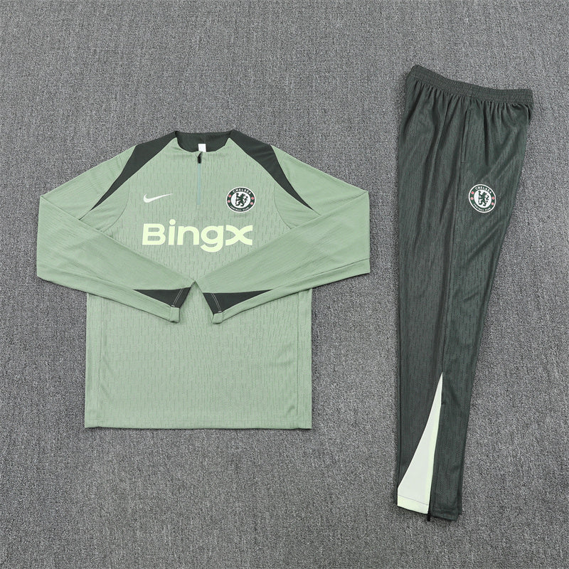Chelsea Half-Pull Trainingspak 'Lichtgroen' 25/26 - VOLWASSENEN