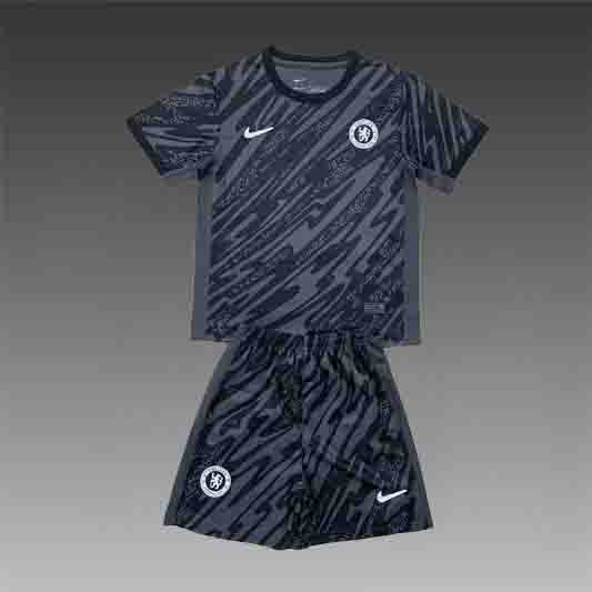 Chelsea Keeper Voetbalkit 'Zwart' 24/25 - KINDEREN