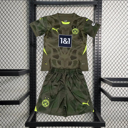 Dortmund Keeper Voetbalkit 'Groen' 25/26 - KINDEREN