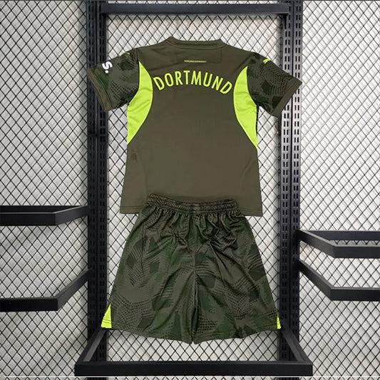Dortmund Keeper Voetbalkit 'Groen' 25/26 - KINDEREN