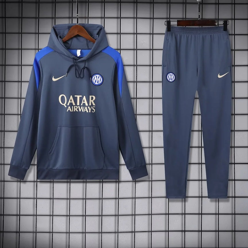 Inter Milan Hooded Trainingspak 'Blauw' - VOLWASSENEN