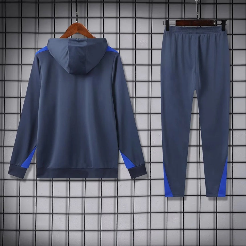 Inter Milan Hooded Trainingspak 'Blauw' - VOLWASSENEN