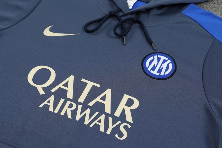 Inter Milan Hooded Trainingspak 'Blauw' - VOLWASSENEN