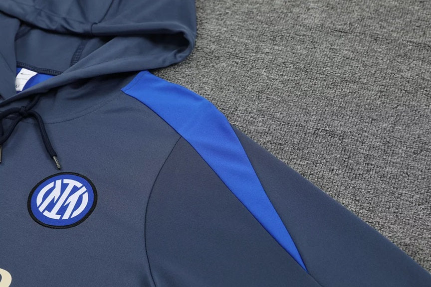 Inter Milan Hooded Trainingspak 'Blauw' - VOLWASSENEN