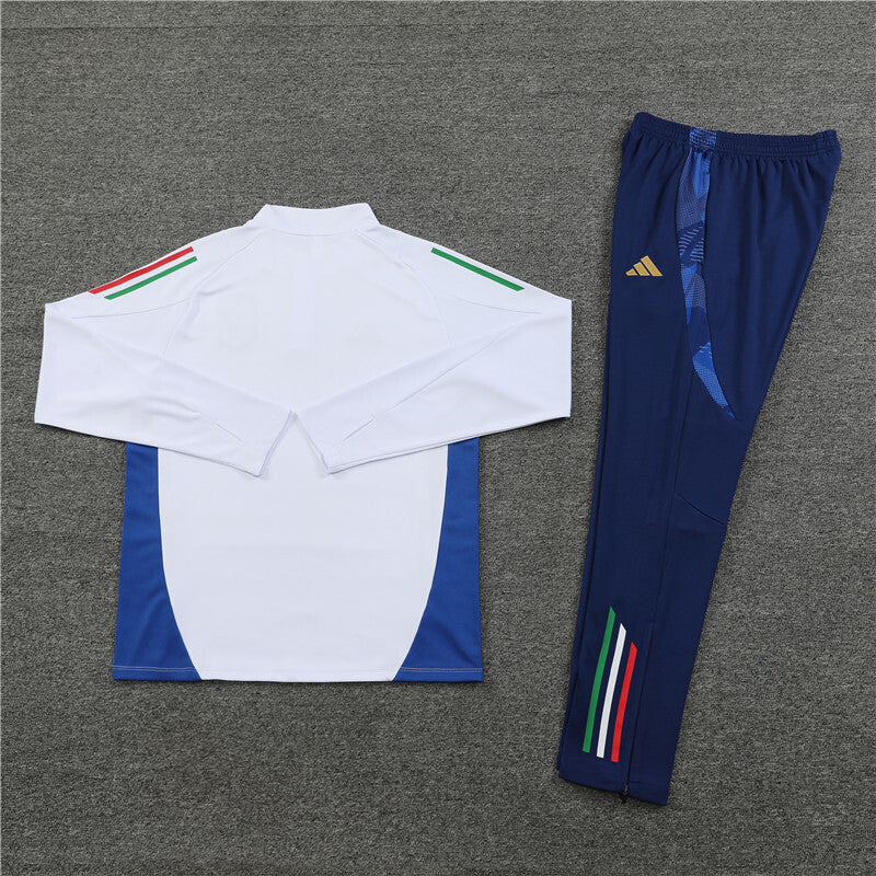 Italie Half-Pull Trainingspak 'Wit' 25/26 - KINDEREN