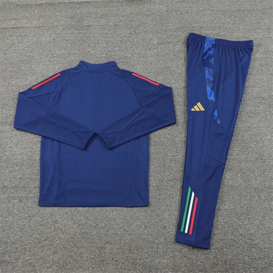 Italie Half-Pull Zip Trainingspak 'Koningsblauw' - VOLWASSENEN